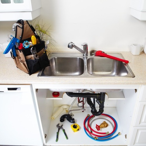 garbage disposal installation